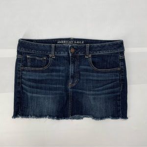*AEO* Dark Wash Denim Mini Skirt